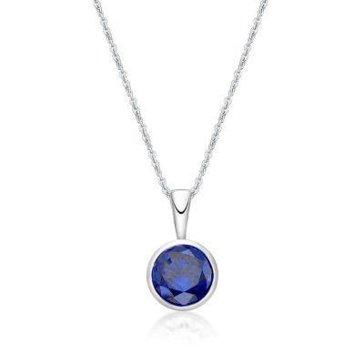 Picture of FEBRUARY  , 5mm BEZEL PENDANT with CHAIN